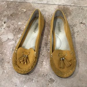 Yellow moccasins